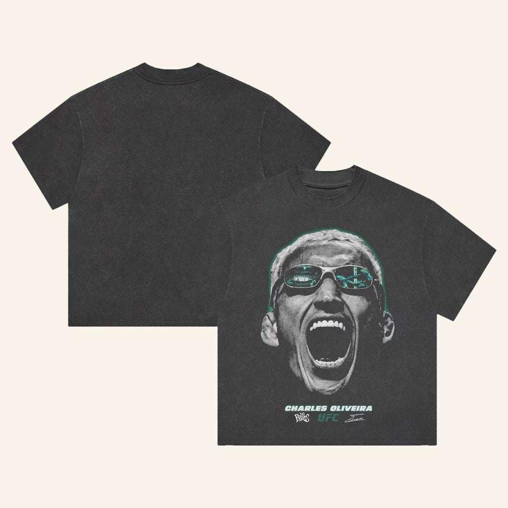 Fanatics Merch Charles Oliveira Fight Vision Black T-Shirt Gifts For Dudes Fanatics Merch Charles Oliveira Fight Vision Black T-Shirt Gifts For Dudes