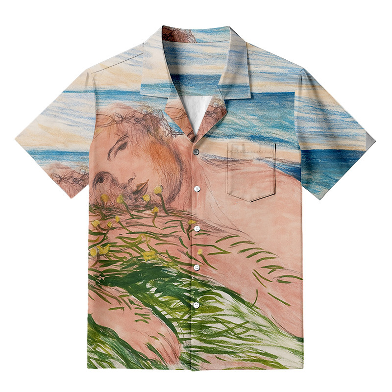 Fancy Jacqueries Hawaiian Shirt Ocean View Shirt Best Gifts For Beach Lovers