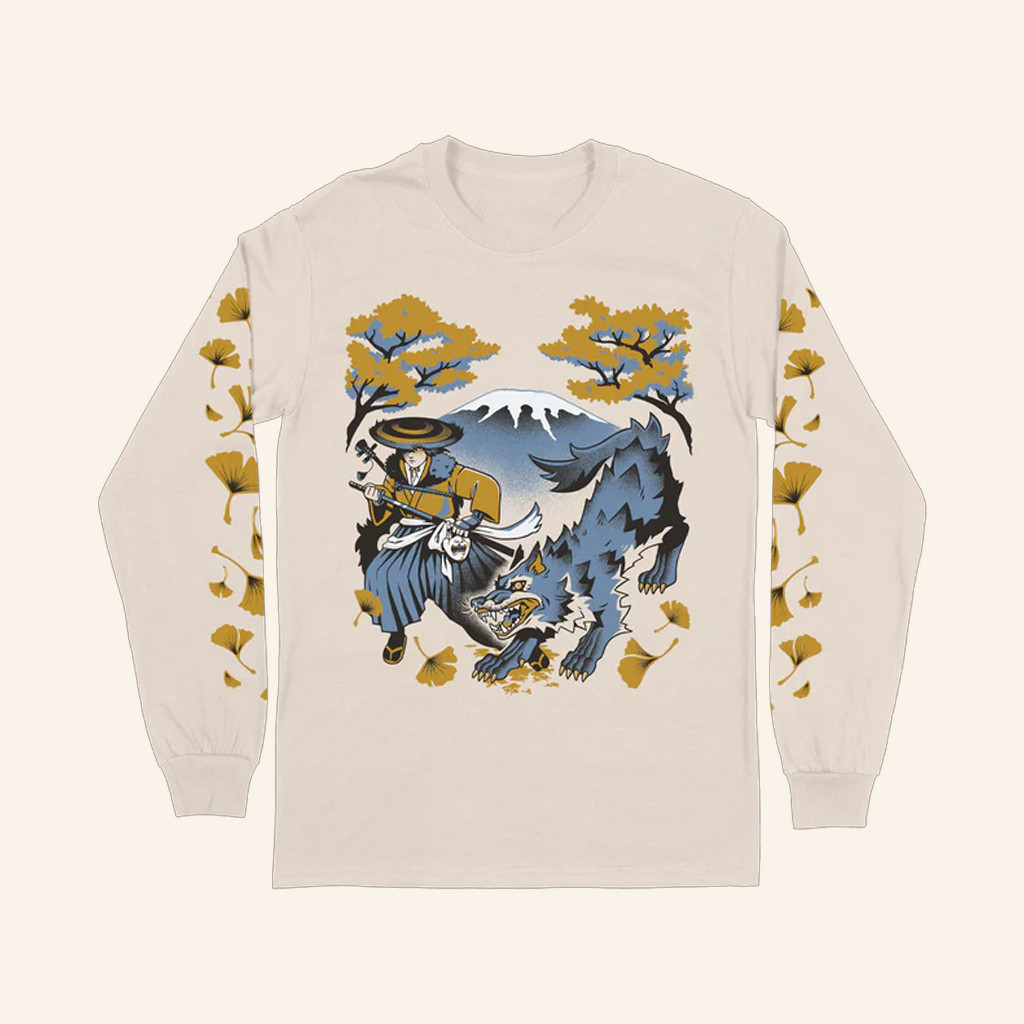 Fangamer Merch Ghost Of Yotei The Hunters Long Sleeved Shirt Gifts For Son Fangamer Merch Ghost Of Yotei The Hunters Long Sleeved Shirt Gifts For Son