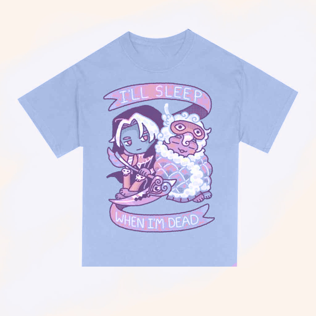 Fangamer Merch Hades I'll Sleep When I'm Dead Shirt Unique Gifts For Girlfriend Fangamer Merch Hades I'll Sleep When I'm Dead Shirt Unique Gifts For Girlfriend