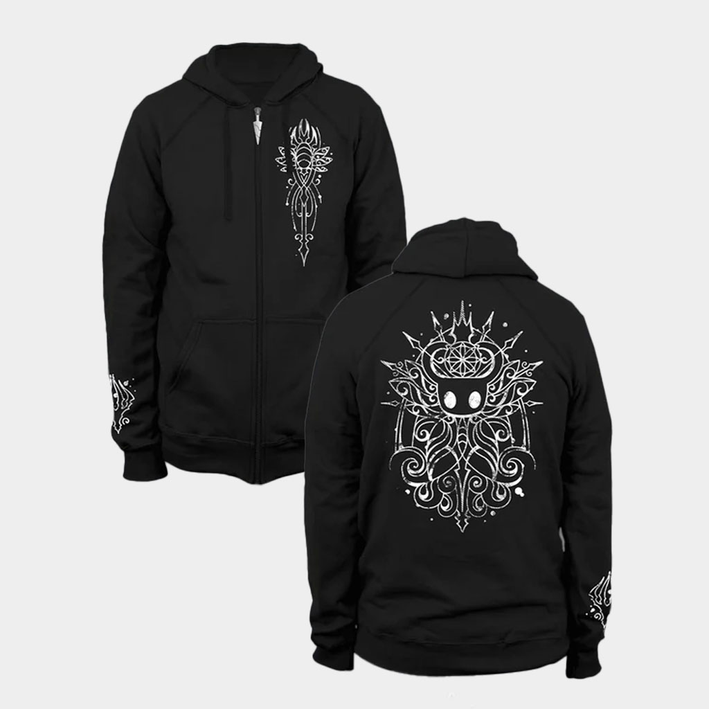 Fangamer Merch Hollow Knight Vessel Zip Hoodie Unique Gifts For Brothers-1