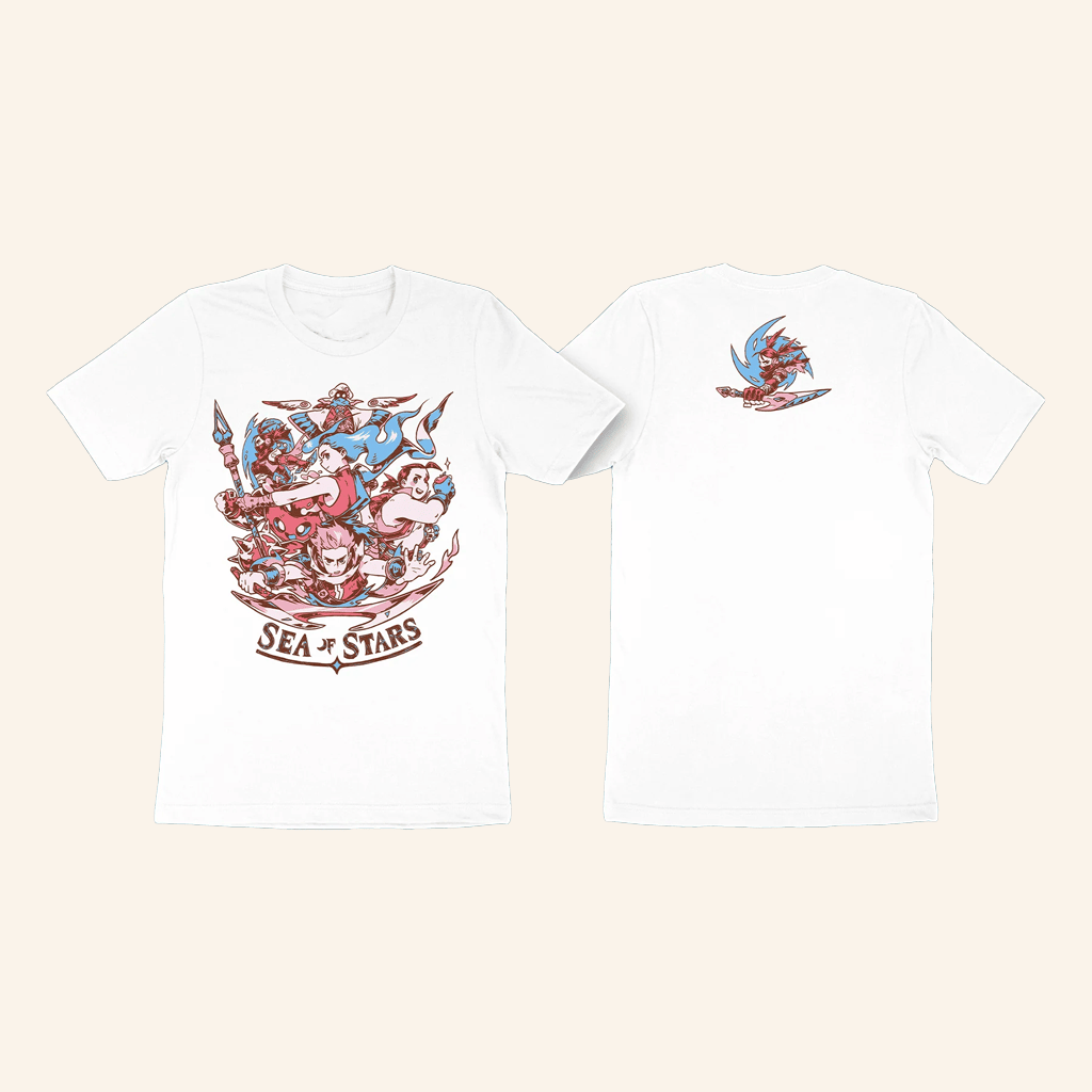 Fangamer Merch Sea Of Stars Solstice Warriors Shirt Gifts For Friends Fangamer Merch Sea Of Stars Solstice Warriors Shirt Gifts For Friends