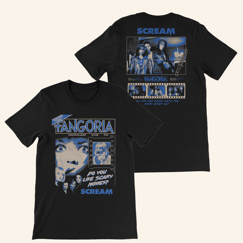 Fangoria Merch Scream T-Shirt Birthday Presents For Girlfriend