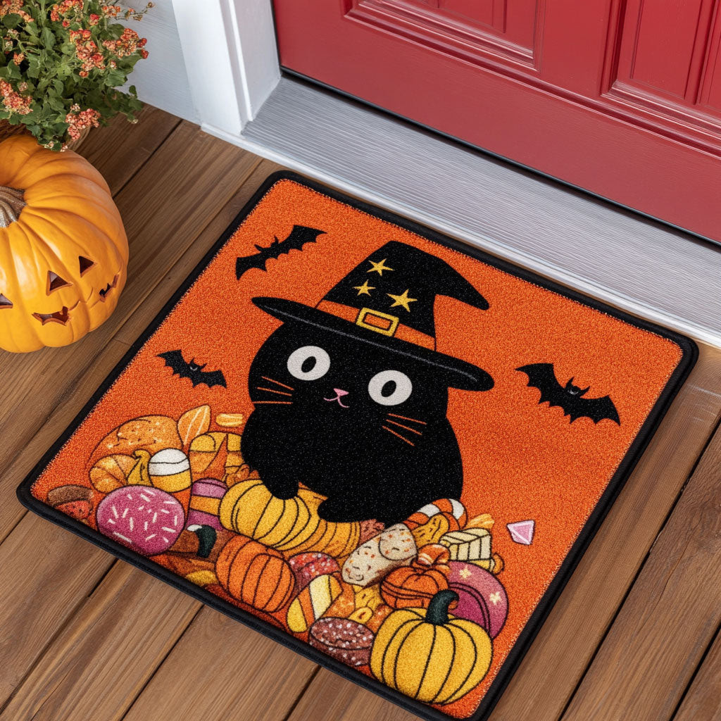 Fangtastic Feast Doormat Best Decoration Gift For Friends and Family on Halloween Day