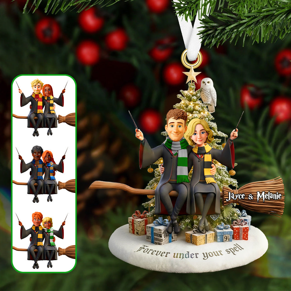 Fans Couple Ornament - Personalized Gifts For Couple Christmas Ornament - Cute Christmas Tree Gift Idea