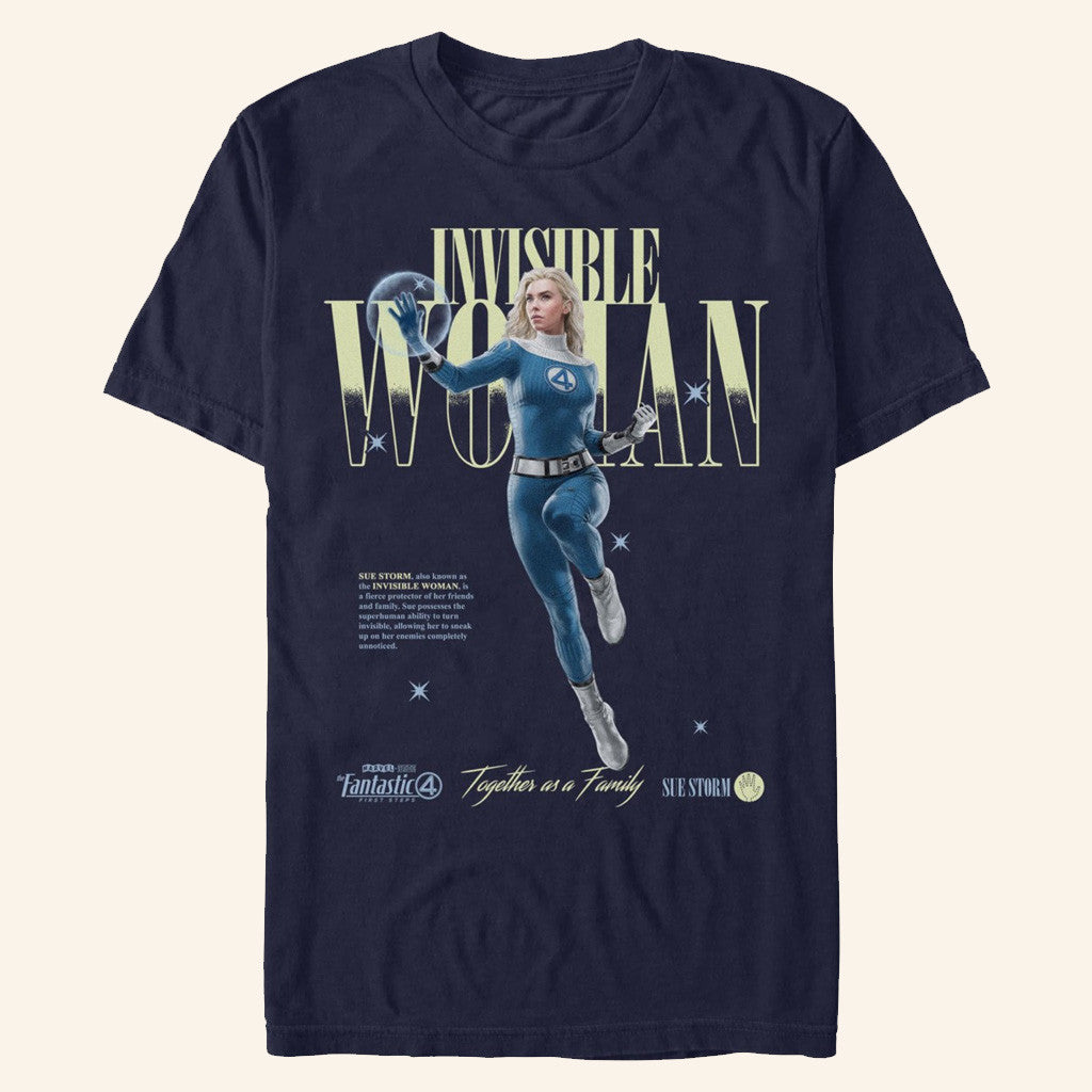 Fantastic 4 First Steps Invisible Woman T-Shirt Gifts For Wife Fantastic 4 First Steps Invisible Woman T-Shirt Gifts For Wife