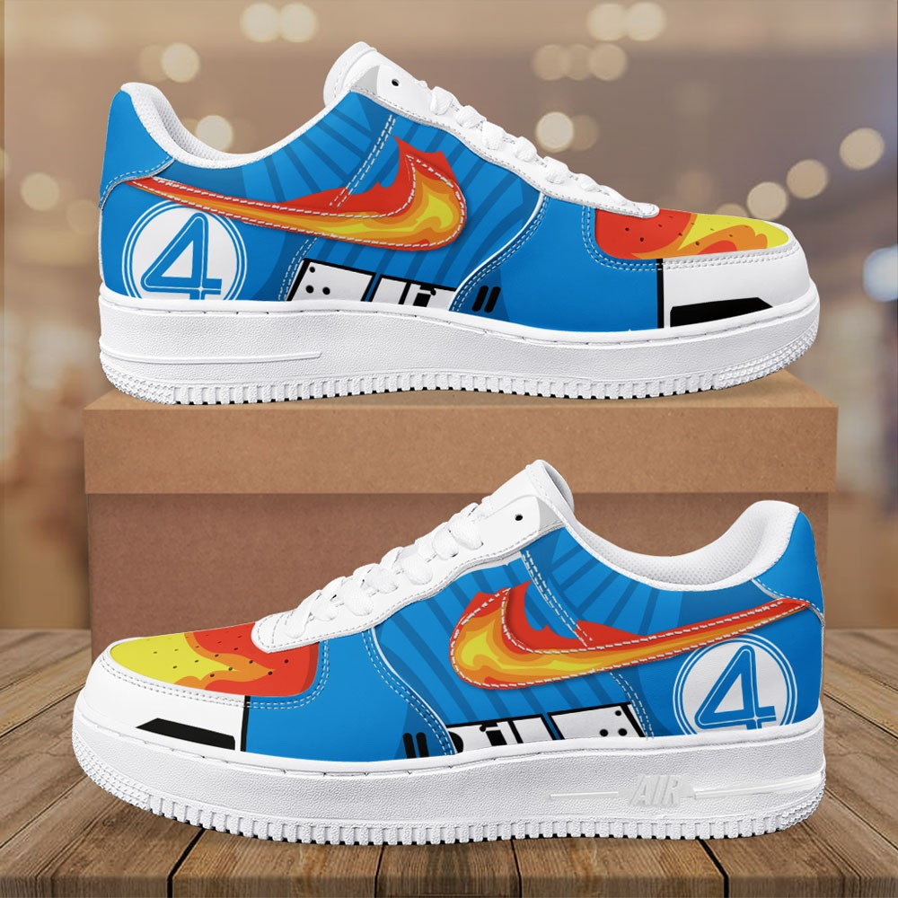 Fantastic 4 Movie AF1 Sneaker Gifts For The Movie Advengers Enthusiast
