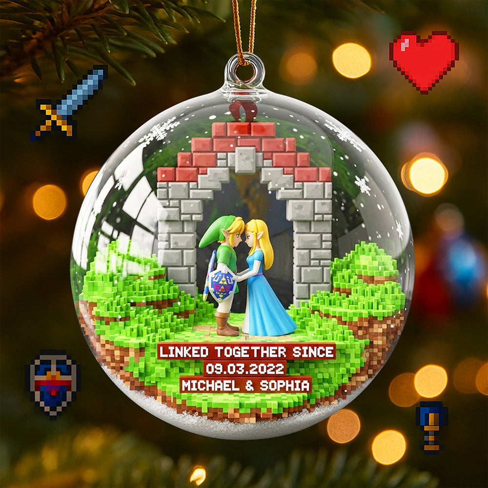 Fantasy Adventure Christmas Ornament - Personalized Gifts For Couple - Xmas Home Decoration Gift