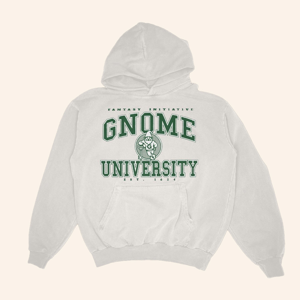 Fantasy Initiative Merch Gnome University Hoodie Cool Gifts For Friends Fantasy Initiative Merch Gnome University Hoodie Cool Gifts For Friends