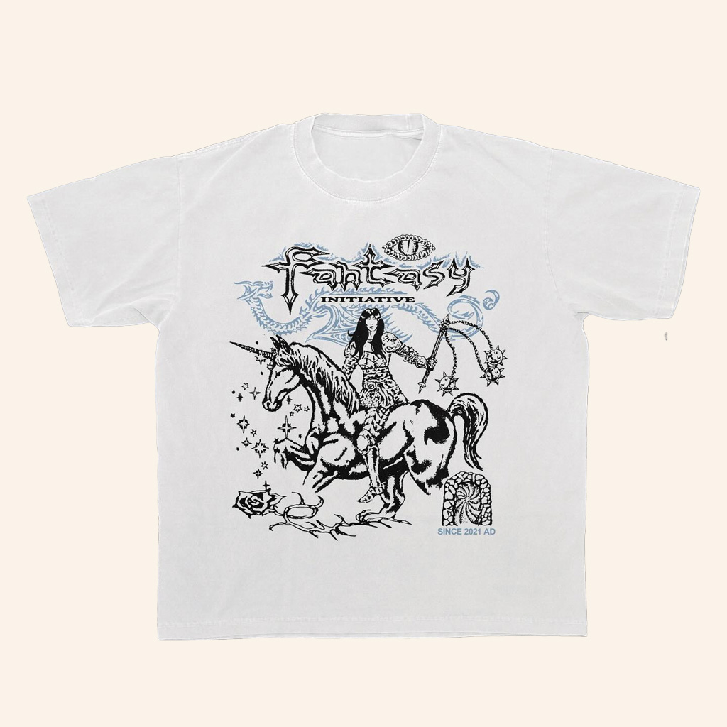 Fantasy Initiative Merch Unicorn T-Shirt Birthday Present For Husband