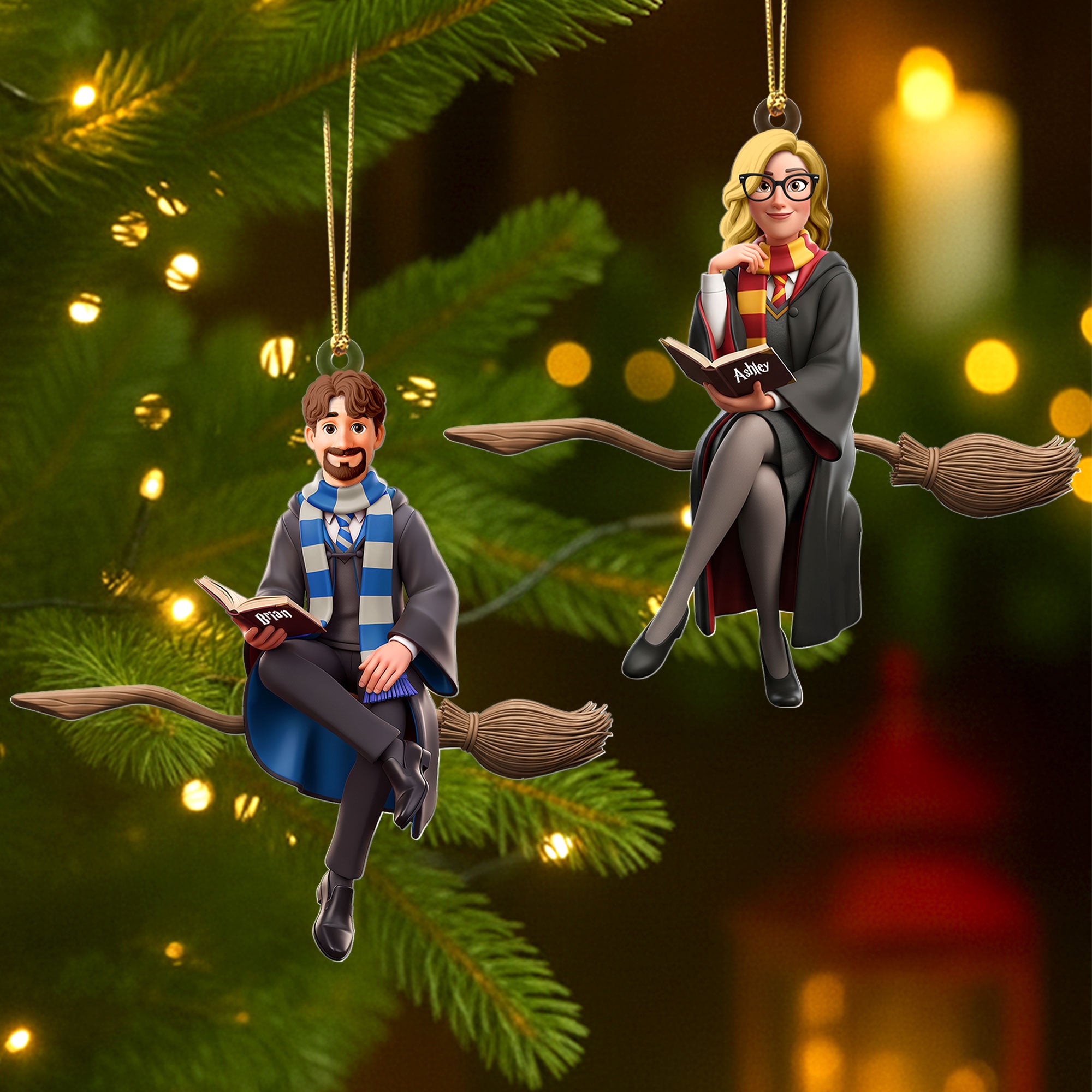 Fantasy Master Ornament - Personalized Gifts For Fantasy Novel Lovers - Cute Christmas Tree Gift Idea