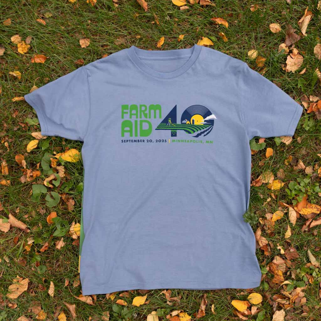 Farm Aid Merch Farm Aid 40 Festival Logo T-Shirt Xmas Gifts For Friends Farm Aid Merch Farm Aid 40 Festival Logo T-Shirt Xmas Gifts For Friends