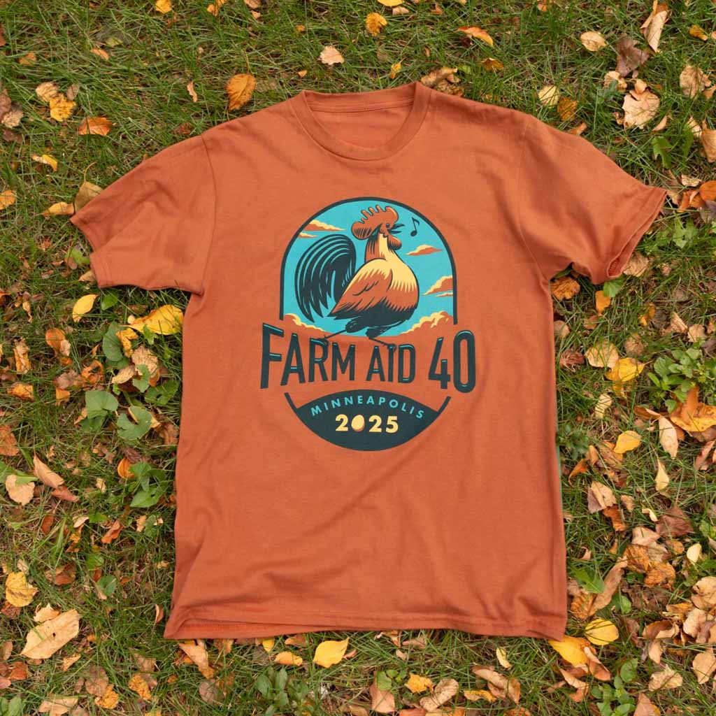 Farm Aid Merch Farm Aid 40 Rooster Sings T-Shirt Christmas Gifts For Friends Farm Aid Merch Farm Aid 40 Rooster Sings T-Shirt Christmas Gifts For Friends