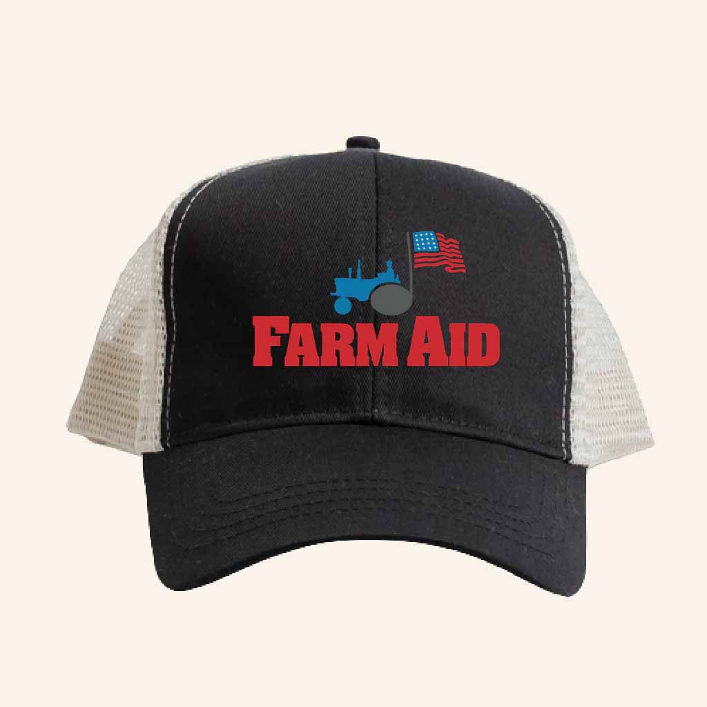 Farm Aid Merch Farm Aid Tractor Logo Trucker Hat Best Christmas Gifts For Dad Farm Aid Merch Farm Aid Tractor Logo Trucker Hat Best Christmas Gifts For Dad