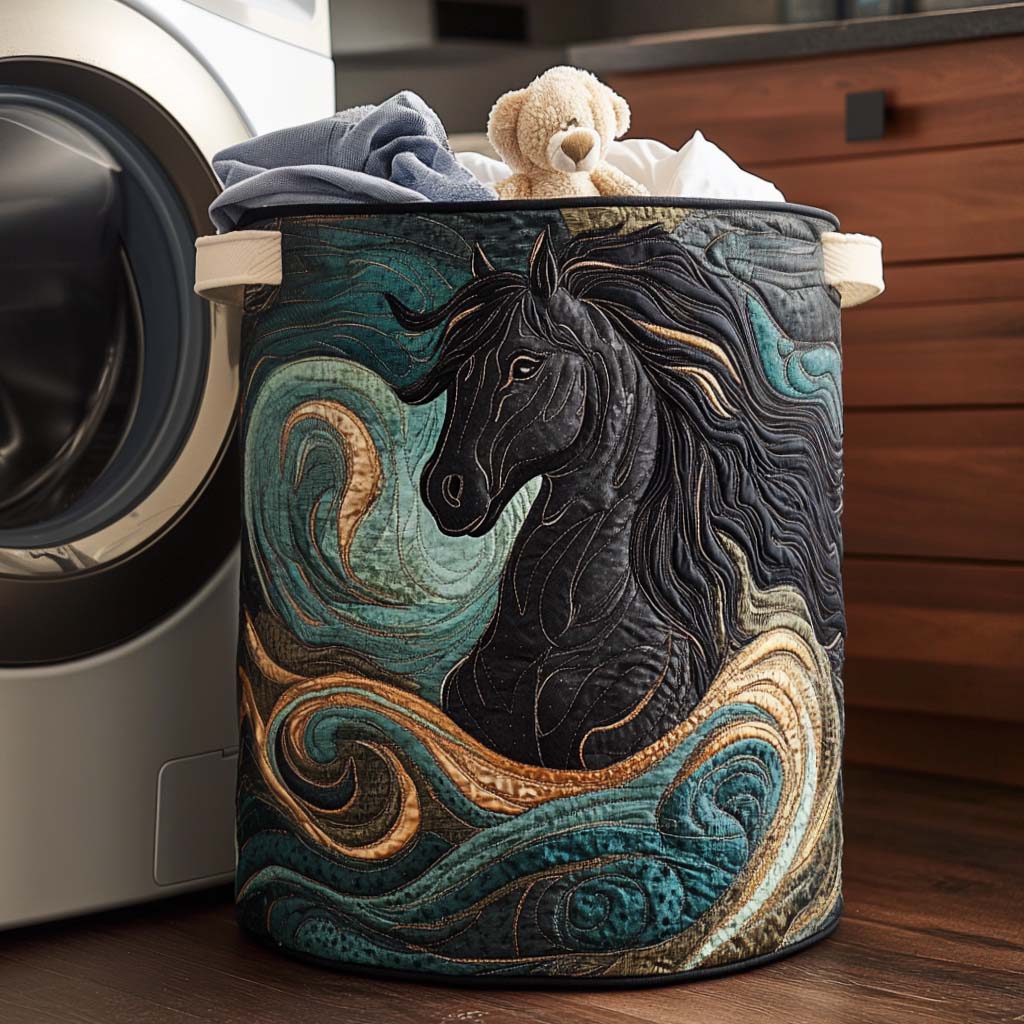 Farm Freedom Quilted Laundry Basket Holiday Season Merch