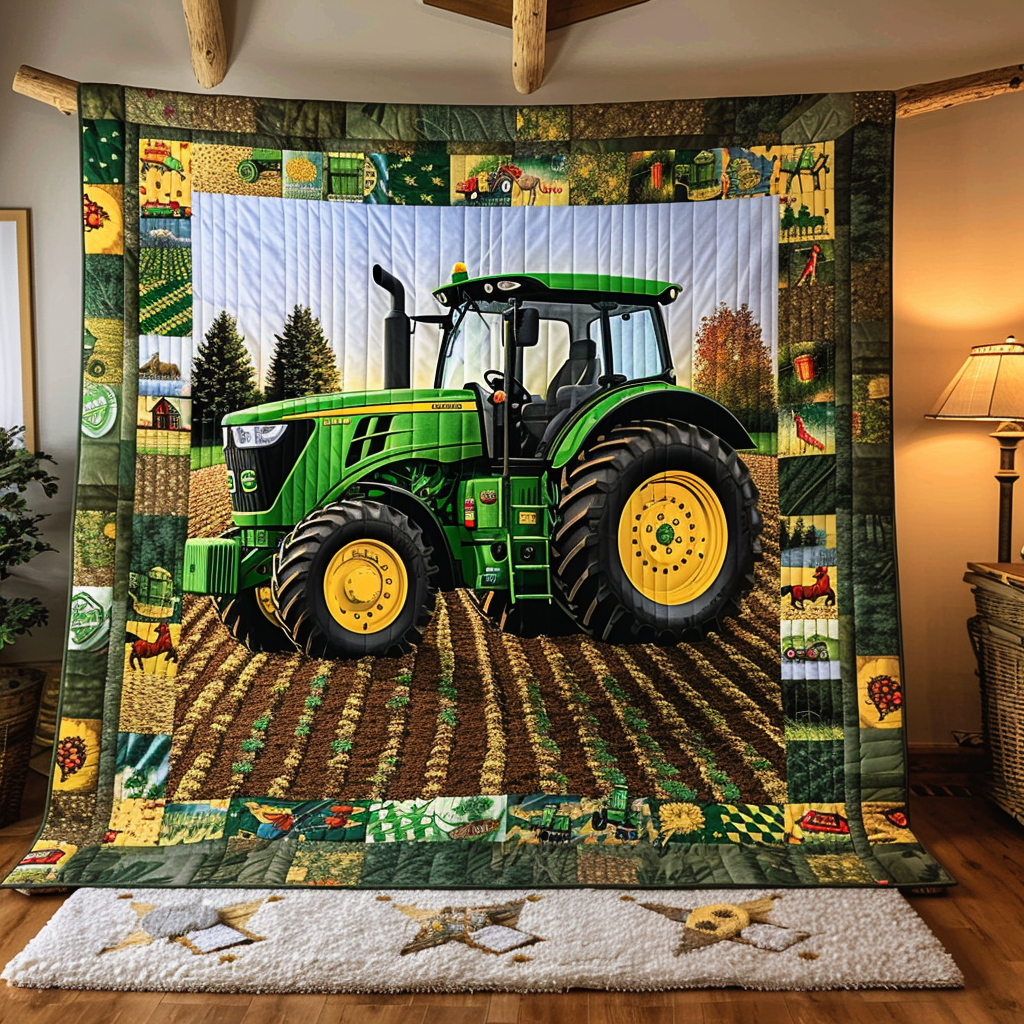 Farm Fresh Love Quilted Blanket Christmas Gifts For Farmers