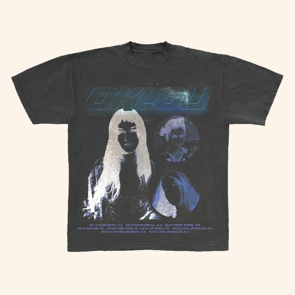 Farmer's Daughter Merch Oklou Tour T-Shirt Oklou Merch Gifts For Music Fans