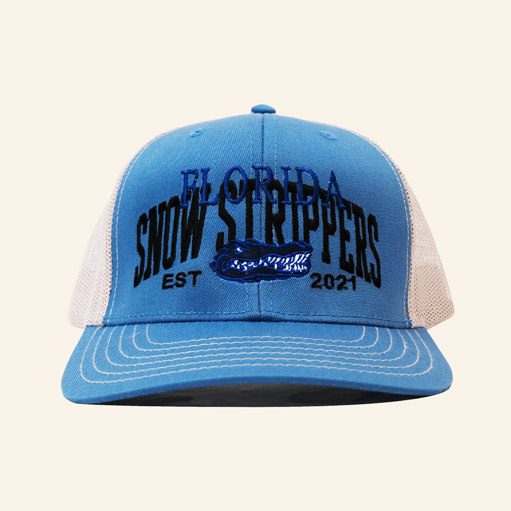 Farmer's Daughter Merch Snow Strippers Florida Trucker Hat Present For Husband