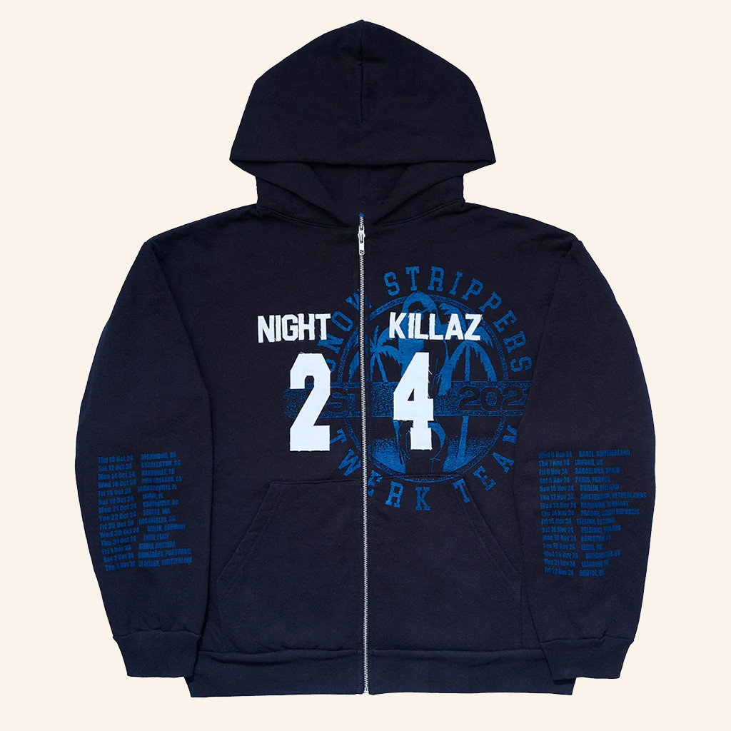 Farmer's Daughter Merch Snow Strippers Night Killaz Zip Hoodie Gifts For Friends