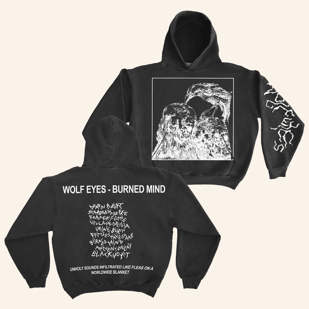 Farmer's Daughter Merch Wolf Eyes Burned Mind Hoodie Present For Husband