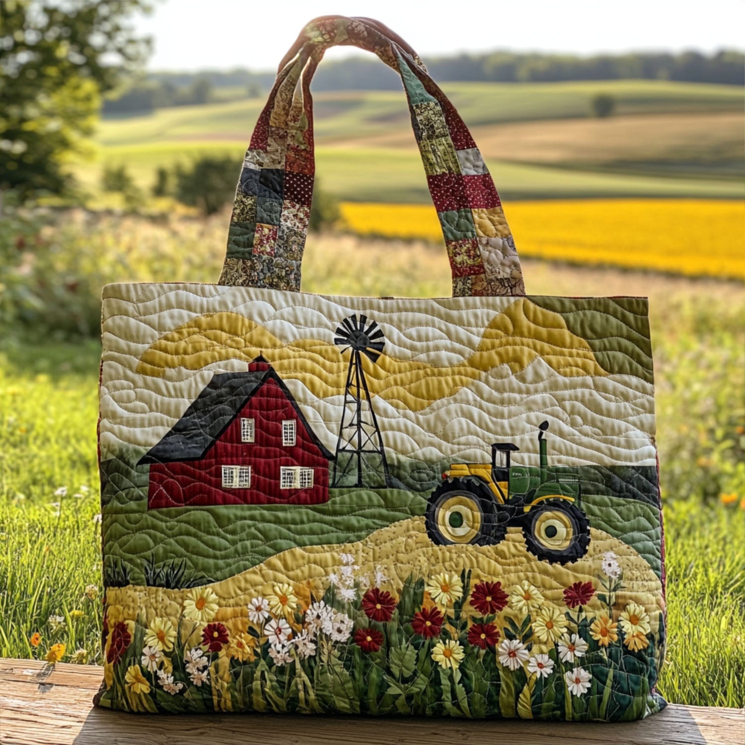 Farmstead Bliss Quilted Tote Bag Gift Ideas For Farmers