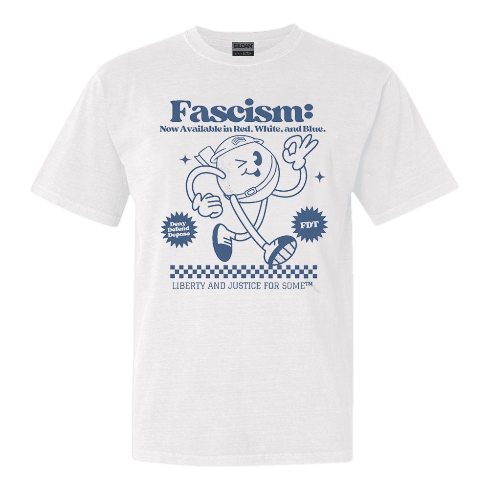 Fascism Not Available In Red White Blue FDT Shirt Patriotic Gifts For Him