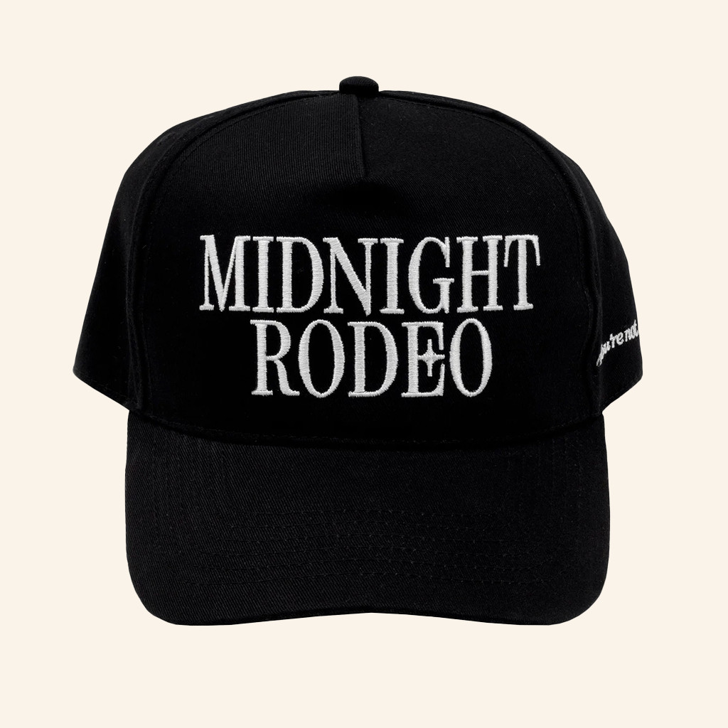 Fashion Moves Forward Merch Midnight Rodeo Embroidered Hat Gifts For Friends Fashion Moves Forward Merch Midnight Rodeo Embroidered Hat Gifts For Friends