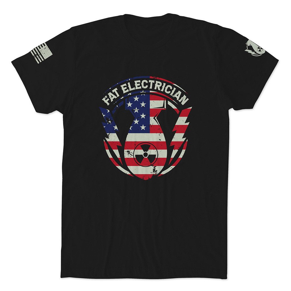 Fat Electrician Merch New TFE Merica T-Shirt Gifts For Husband Fat Electrician Merch New TFE Merica T-Shirt Gifts For Husband