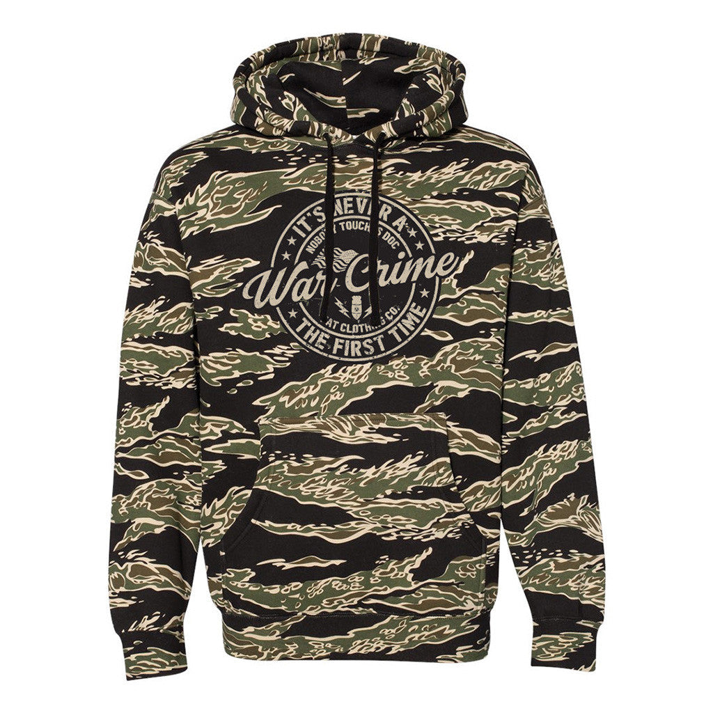 Fat Electrician Merch New War Crime Tiger Camo Hoodie Gifts For Him Fat Electrician Merch New War Crime Tiger Camo Hoodie Gifts For Him