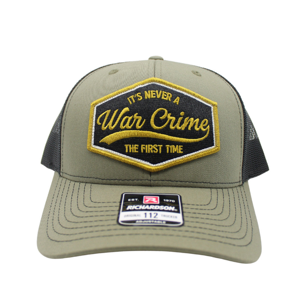 Fat Electrician Merch New War Crime Trucker Hat Embroidered Gifts For Father Fat Electrician Merch New War Crime Trucker Hat Embroidered Gifts For Father