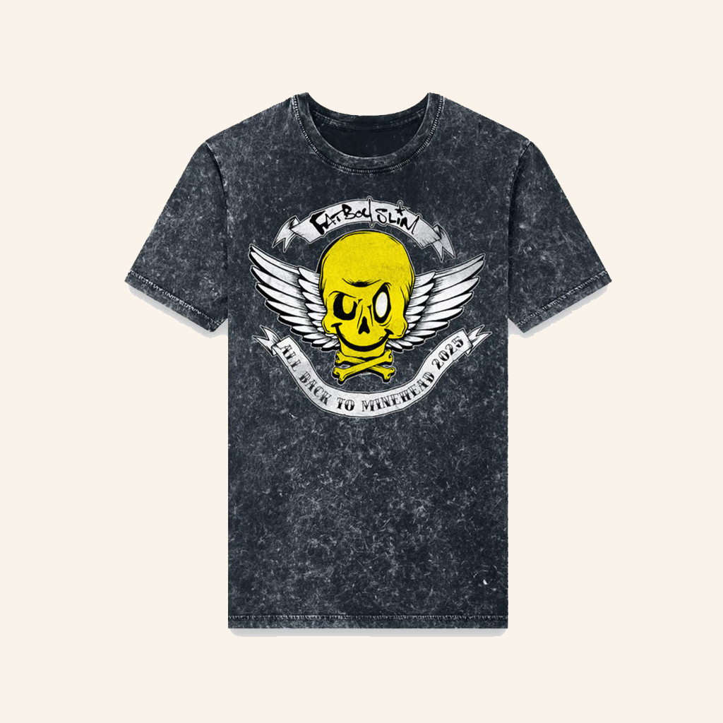 Fatboy Slim Merch All Back To Minehead Skull 2025 Wash T-Shirt Christmas Gift Ideas For Dad Fatboy Slim Merch All Back To Minehead Skull 2025 Wash T-Shirt Christmas Gift Ideas For Dad