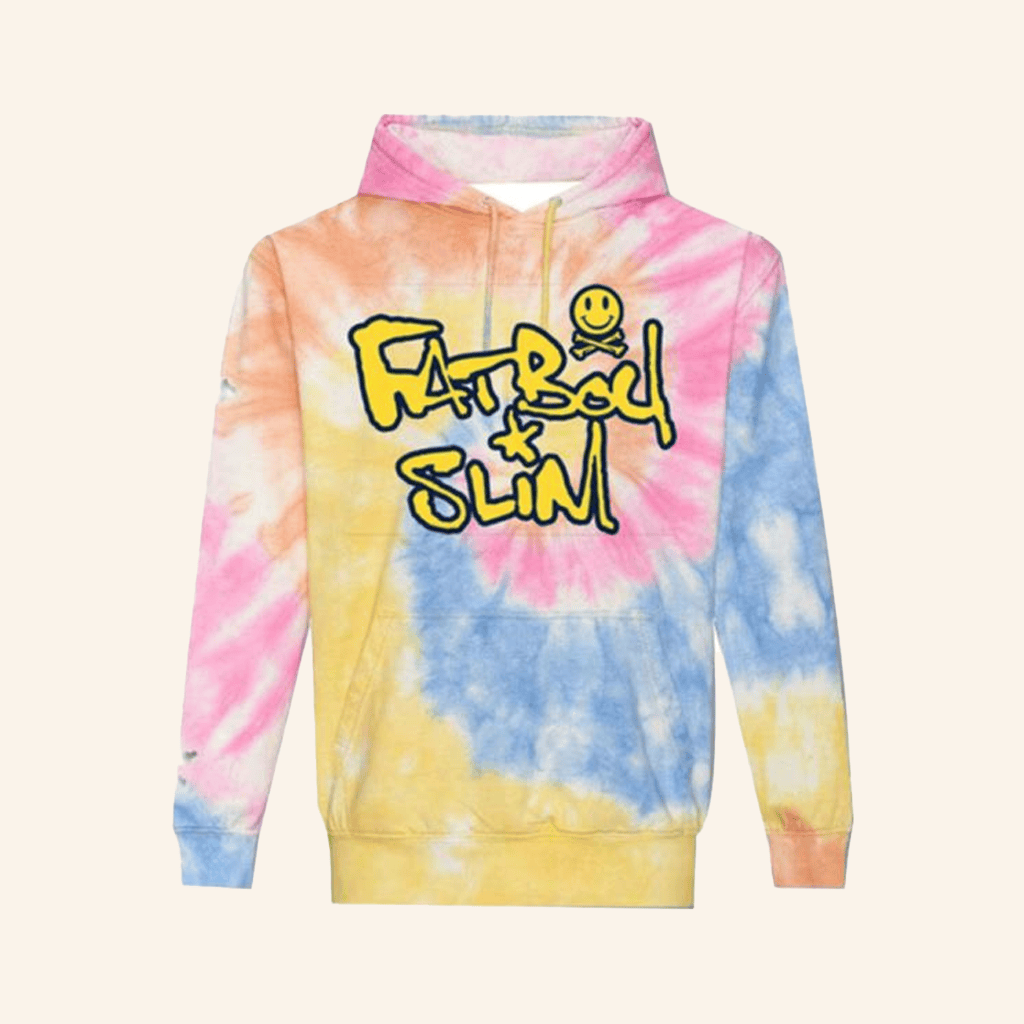 Fatboy Slim Merch Rainbow Tie Dye Hoodie Gifts For Wife