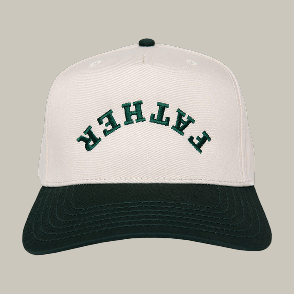 FATHER Upside Down Two Toned Vintage Hat Katydid Brand Hat Unique Gift For Dad