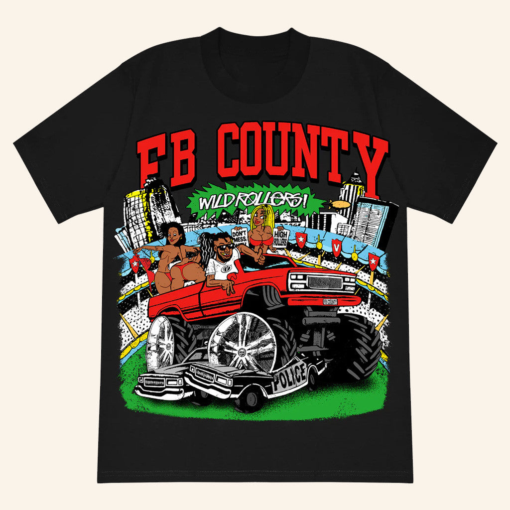 Fb County Usa Merch FB County Wild Rollers Heavy Hard T-Shirt Gifts For Husband Fb County Usa Merch FB County Wild Rollers Heavy Hard T-Shirt Gifts For Husband