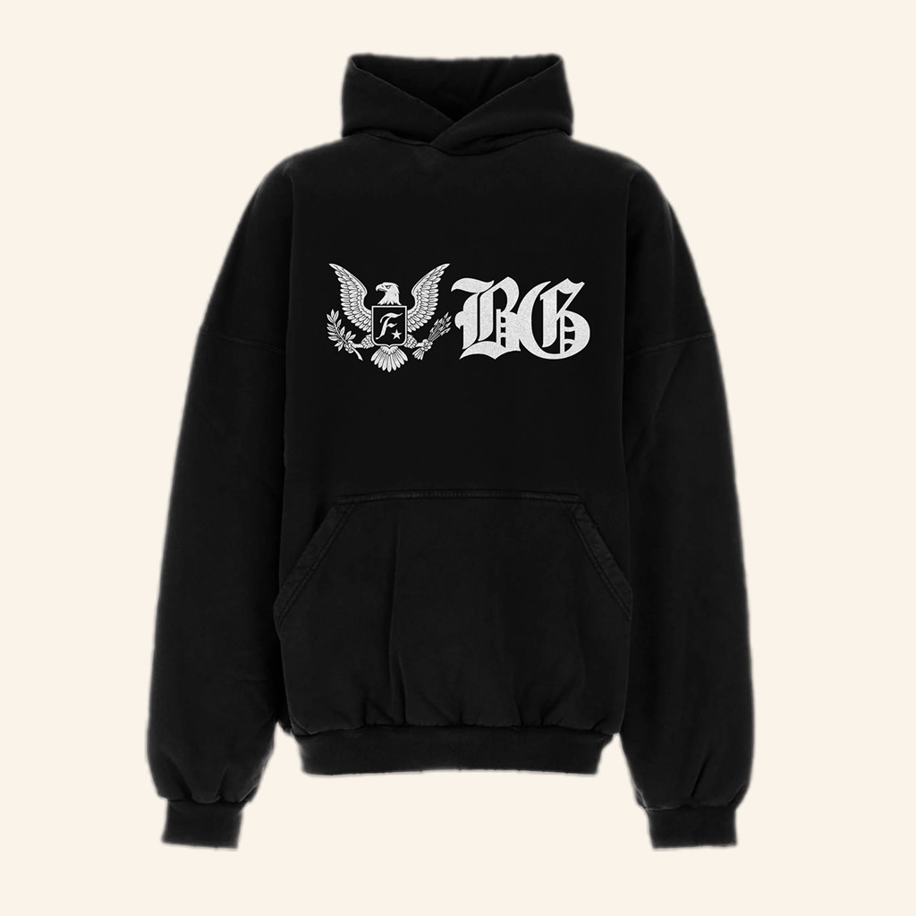 FBG Freebandz Merch FBG Eagle Hoodie Black Christmas Present For Dad