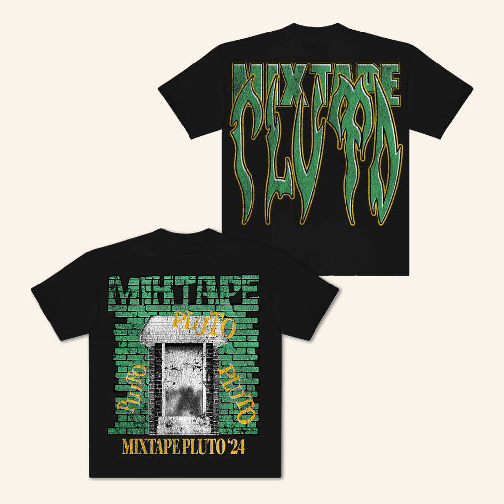 Fbg Merch Mixtape Pluto Black T-Shirt Unique Gift For Boyfriend