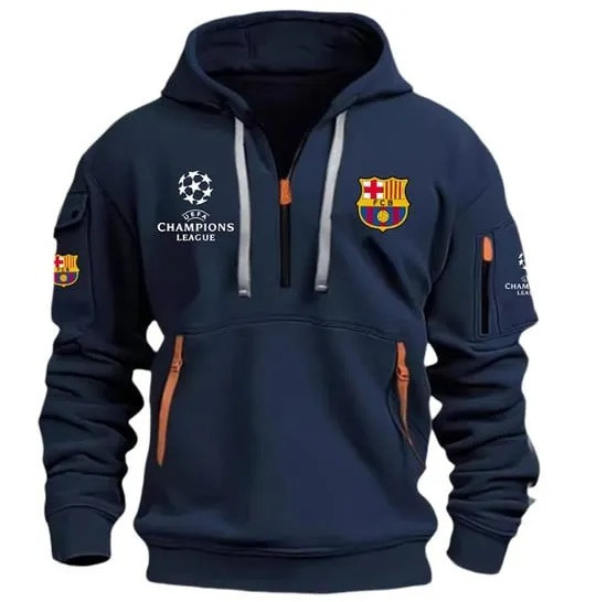 FC BARCELONA Championships Men's Hoodie Good Gifts For Soccer Fans Lovers
