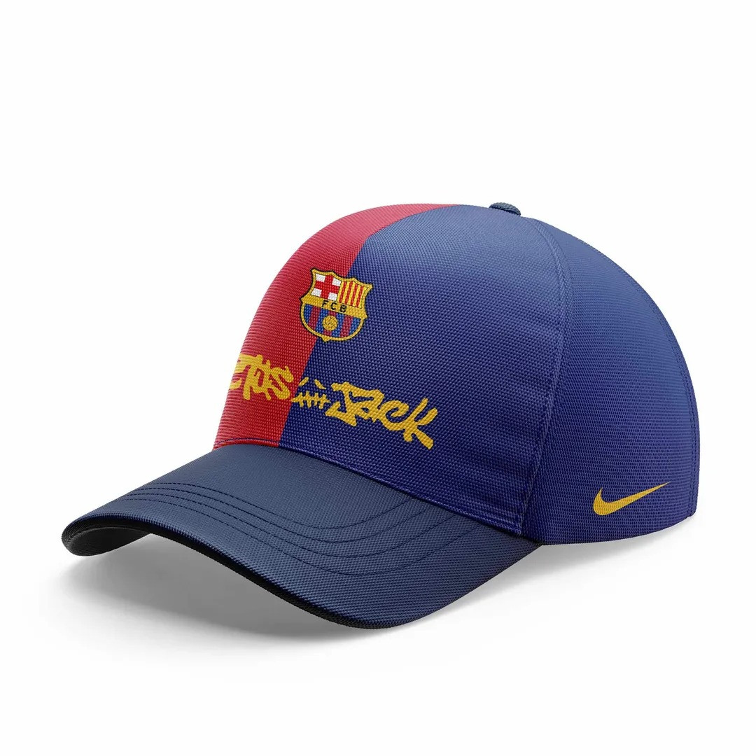 FC BARCELONA x TRAVIS SCOTT 24 25 Men's Hat Good Gifts For Soccer Fans