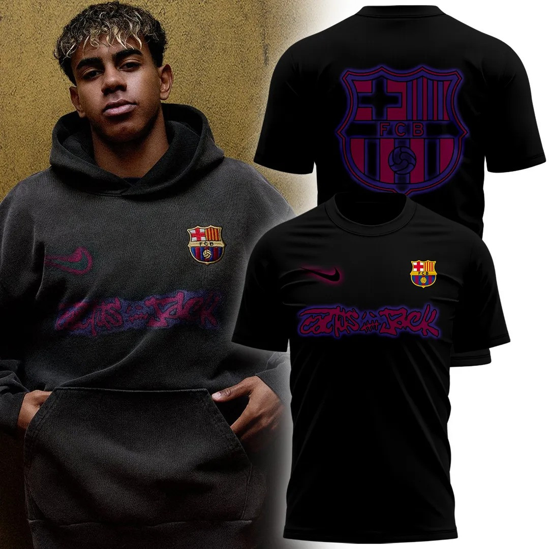 FC BARCELONA x TRAVIS SCOTT 24 25 Men's T-Shirt Good Gifts For Soccer Fans