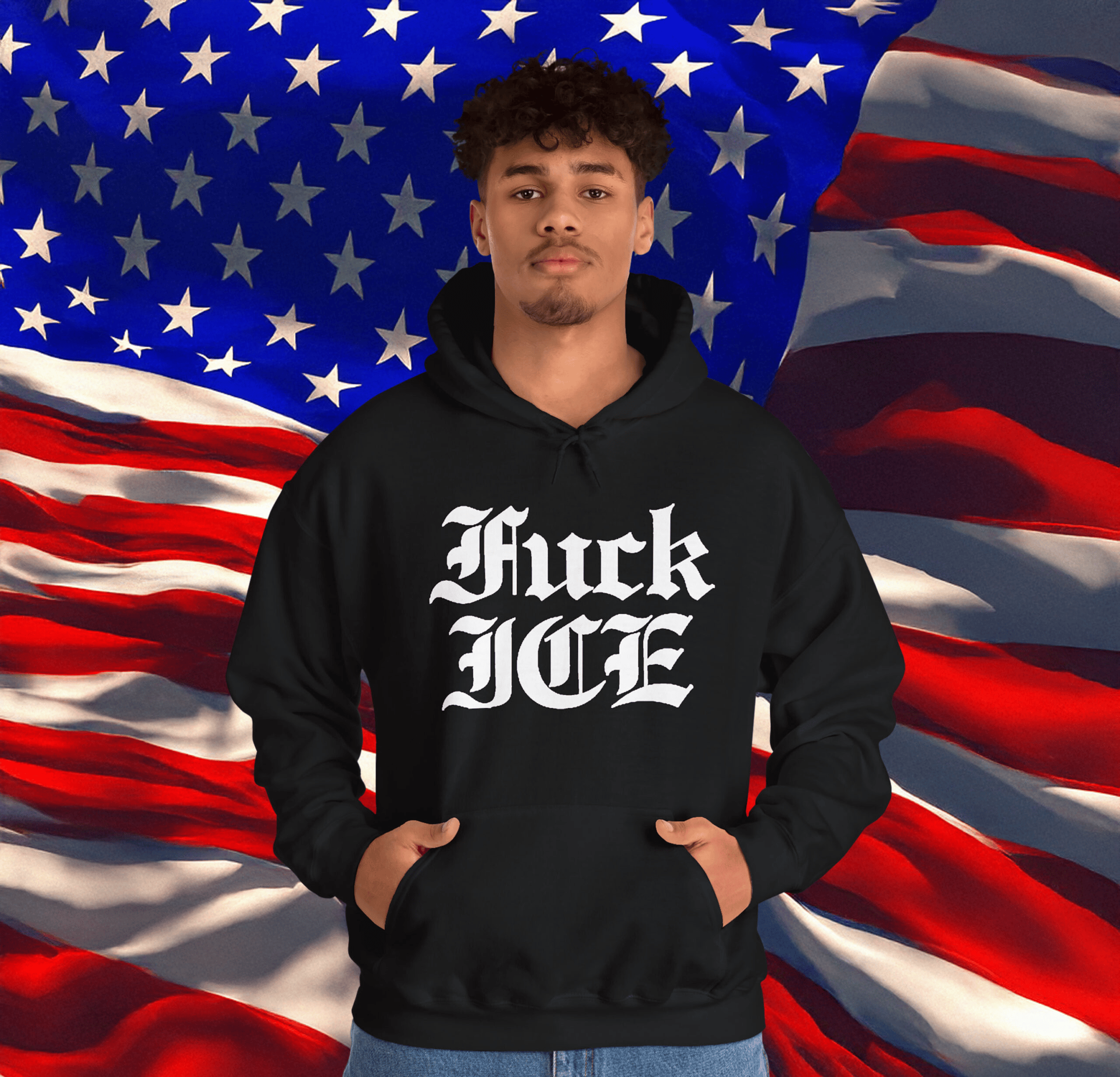 Fck Ice Hoodie FDT Statement Hoodie for Activists Fck Ice Hoodie FDT Statement Hoodie for Activists
