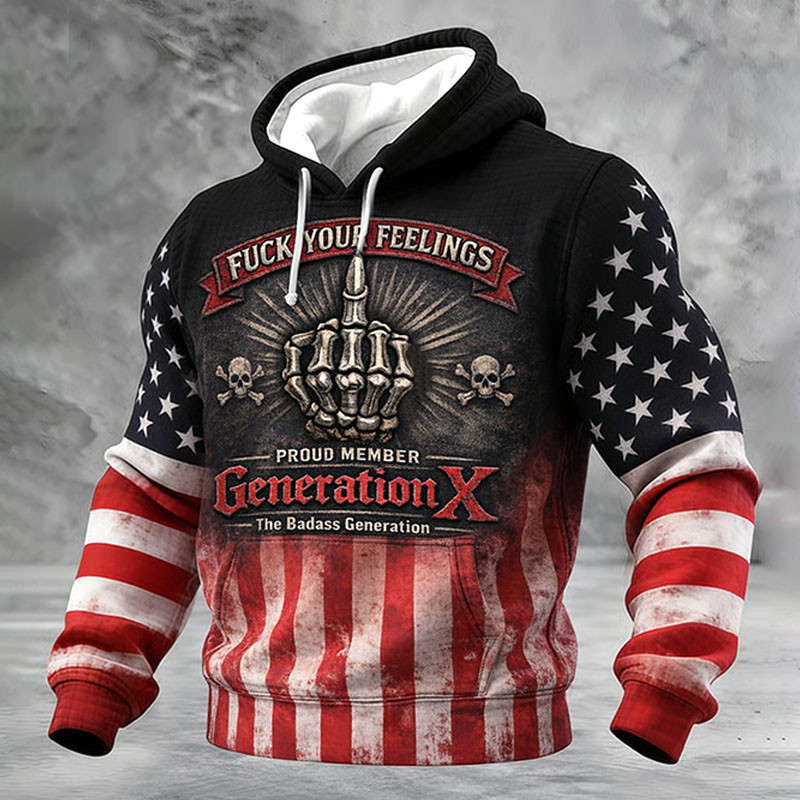 Fck You Feelings Group Member Generation X Hoodie Veteran Apparel Husband Gift Ideas