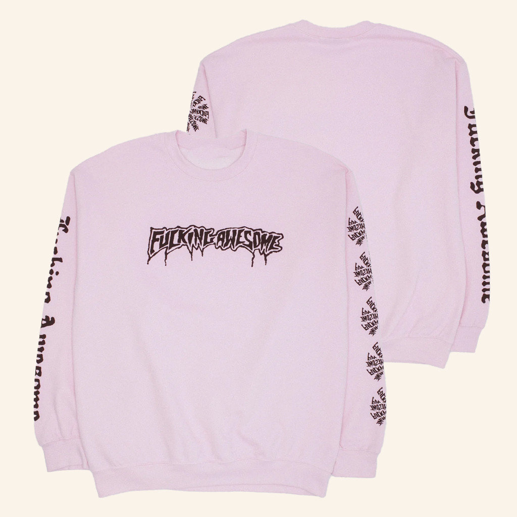 Fcking Awesome Merch Logo Test Crewneck Sweatshirt Gifts For Best Friends Fcking Awesome Merch Logo Test Crewneck Sweatshirt Gifts For Best Friends