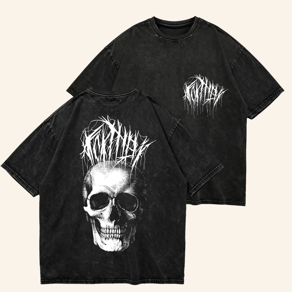 Fckthem Merch Dead Serious Wash T-Shirt FCK THEM Shirt Birthday Gift Ideas For Boyfriend