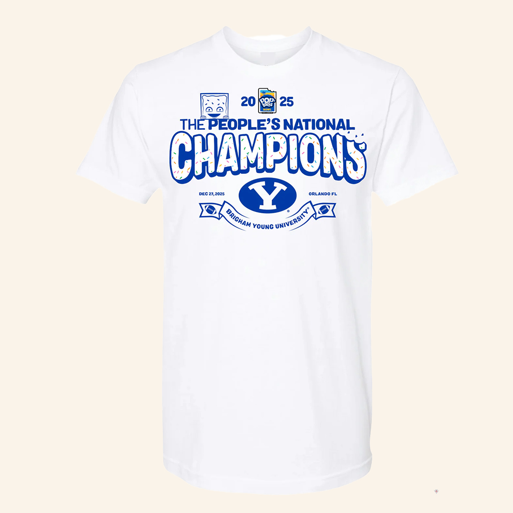 FCS Merch 2025 Pop Tarts Bowl BYU Champs T-Shirt Present For Football Lovers FCS Merch 2025 Pop Tarts Bowl BYU Champs T-Shirt Present For Football Lovers