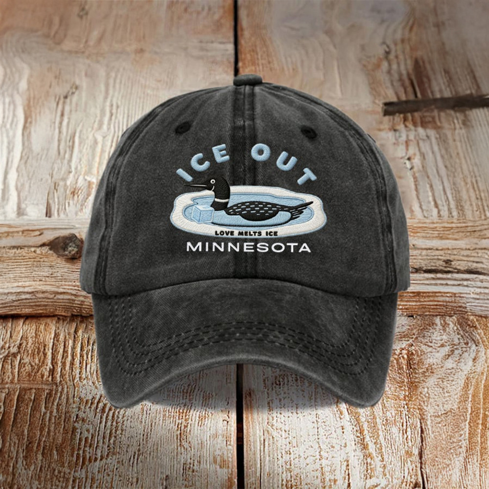 FDT ICE Out Alex Pretti Kicking Ice Car Hat Patriotic Minnesota Alex Pretti Baseball Cap
