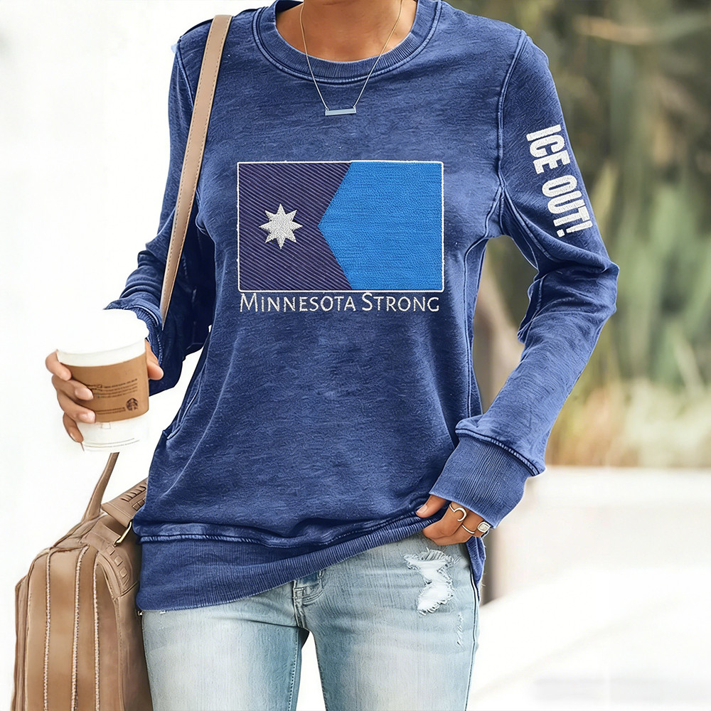 FDT Minnesota Strong Alex Pretti Sweatshirt Alex Pretti Apparel Anti ICE People Gift