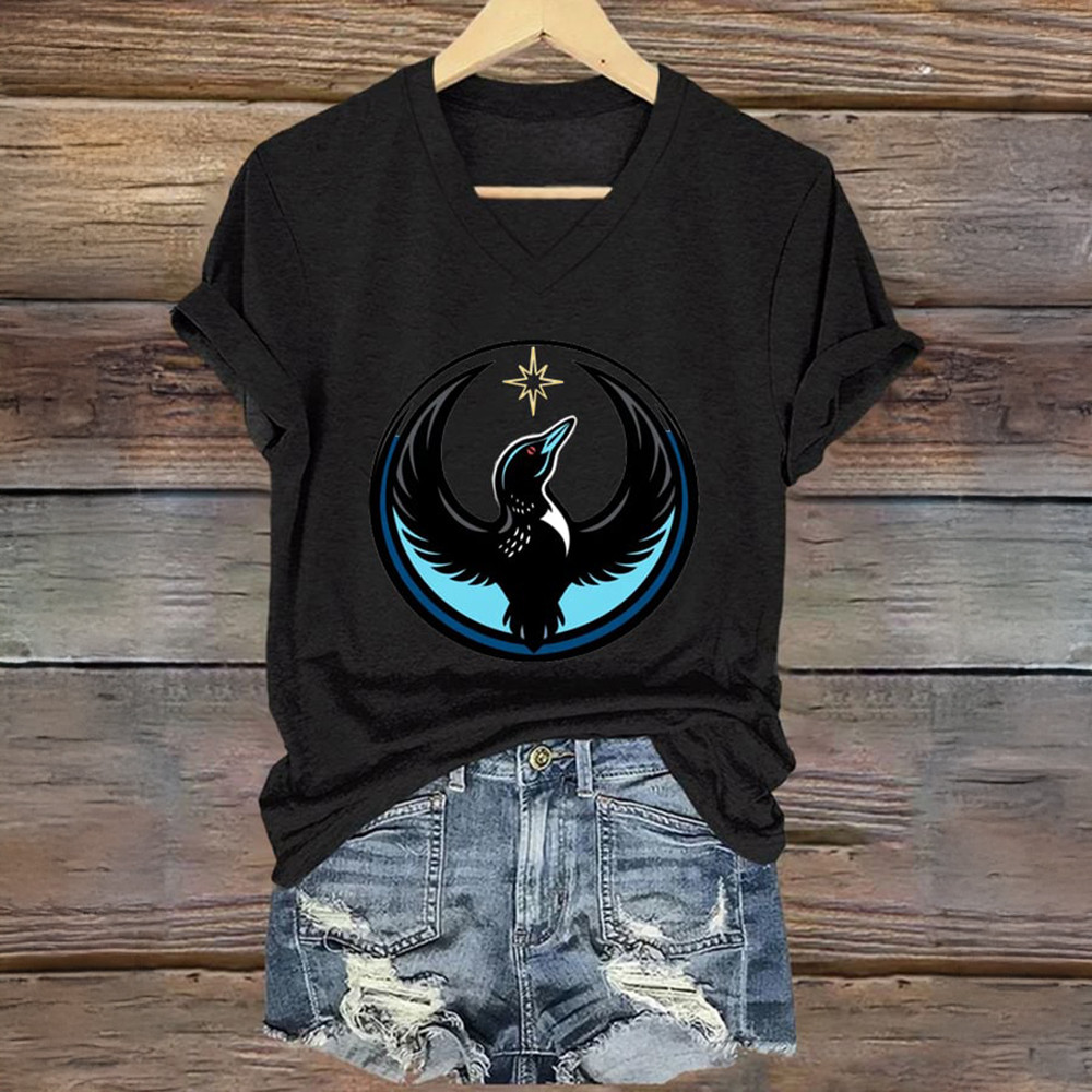 FDT Patriotic Minnesota V-Neck Shirt Alex January 13 Alex Pretti Merch Protest Clothing