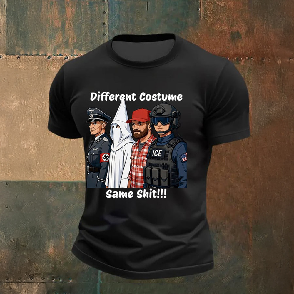 Fdt Same Shit Different Hat T-Shirt Funny Political Anti ICE Shirt Gift For Husband