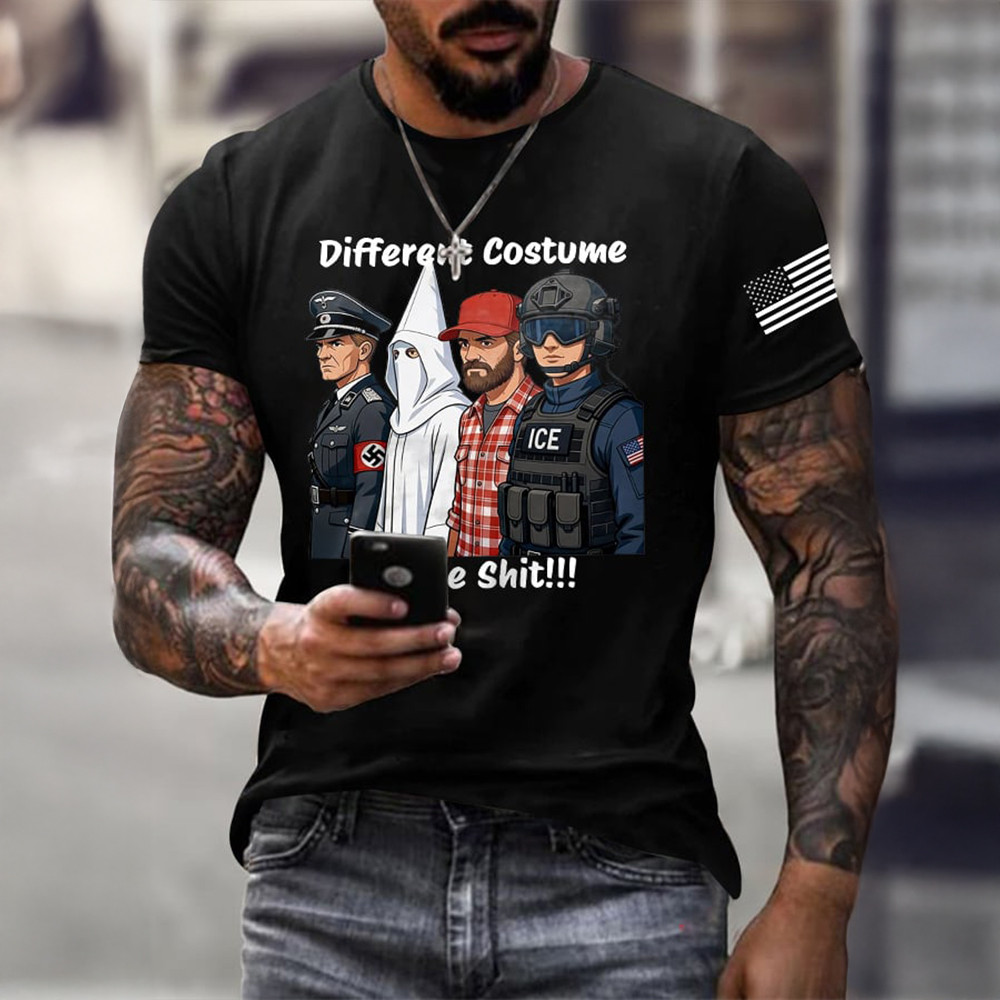 Fdt Same Shit Different Hat T-Shirt Funny Political Anti ICE Shirt Gift For Protesters