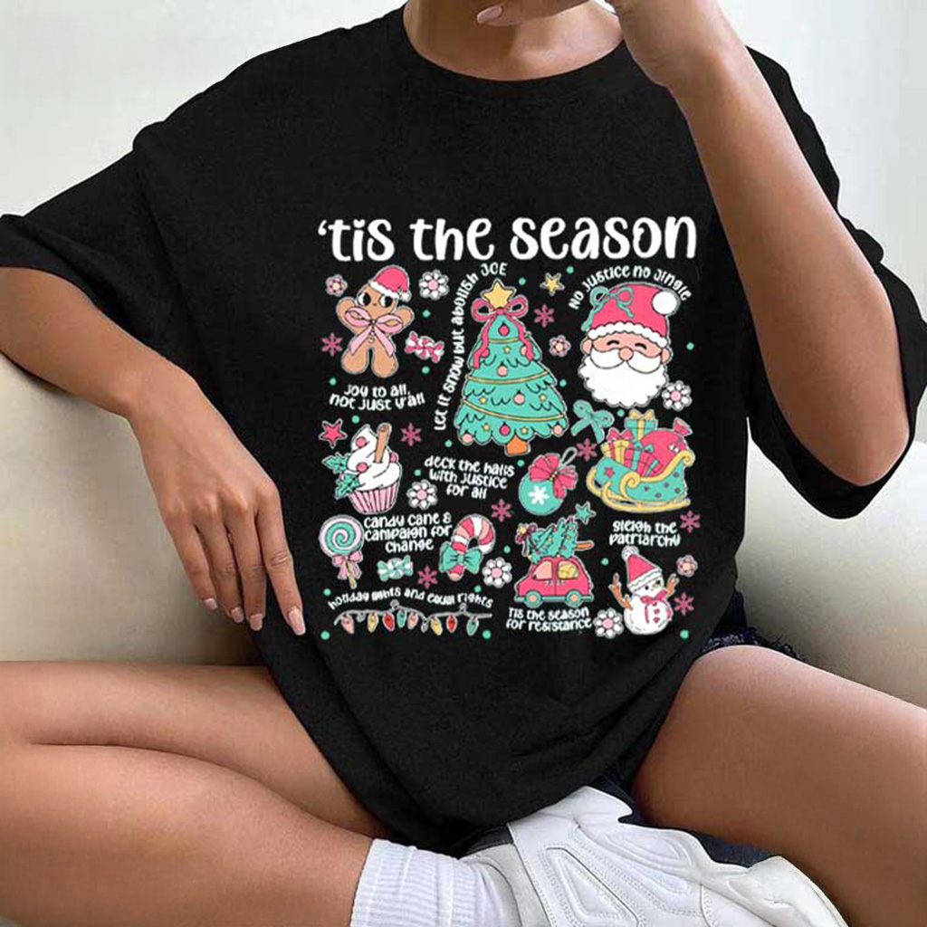 FDT Tis The Season Shirt Subtle Anti Trump Doodle Christmas T-Shirt Gifts For Mom FDT Tis The Season Shirt Subtle Anti Trump Doodle Christmas T-Shirt Gifts For Mom